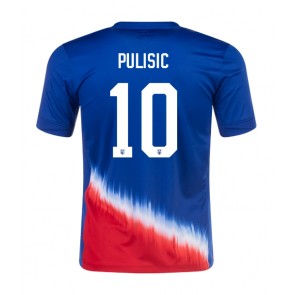 Forenede Stater Christian Pulisic #10 Replika Udebanetrøje Copa America 2024 Kortærmet